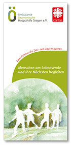 Der neue Flyer der Hospizhilfe ist da! Hospizhilfe Siegen Flyer Titel