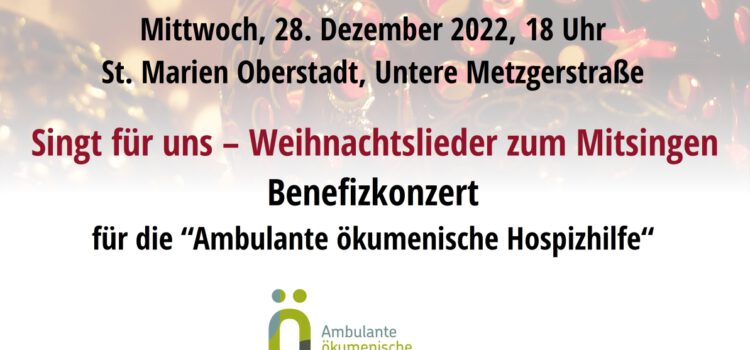 Benefizkonzert Hospizhilfe