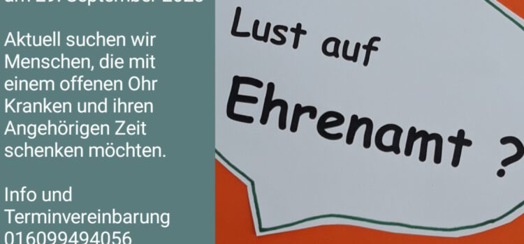 Ausbildung Ehrenamt